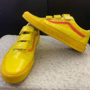 Vans X Haribo Old Skool V Checkerboard Yellow Sneakers size 6.5 Men, 8 Women
